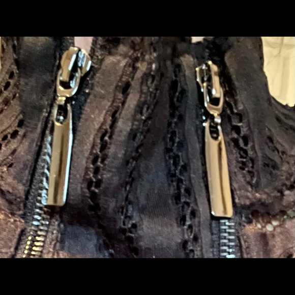 IC by Connie K black double zipper jacket. Size small - Picture 2 of 5